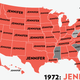 Illustration for article titled Map: Six Decades of the Most Popular Names for Girls, State-by-State